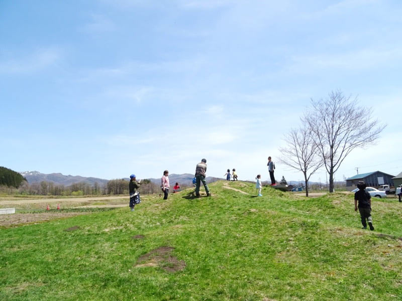 道の駅「くろまつない」の遊び場