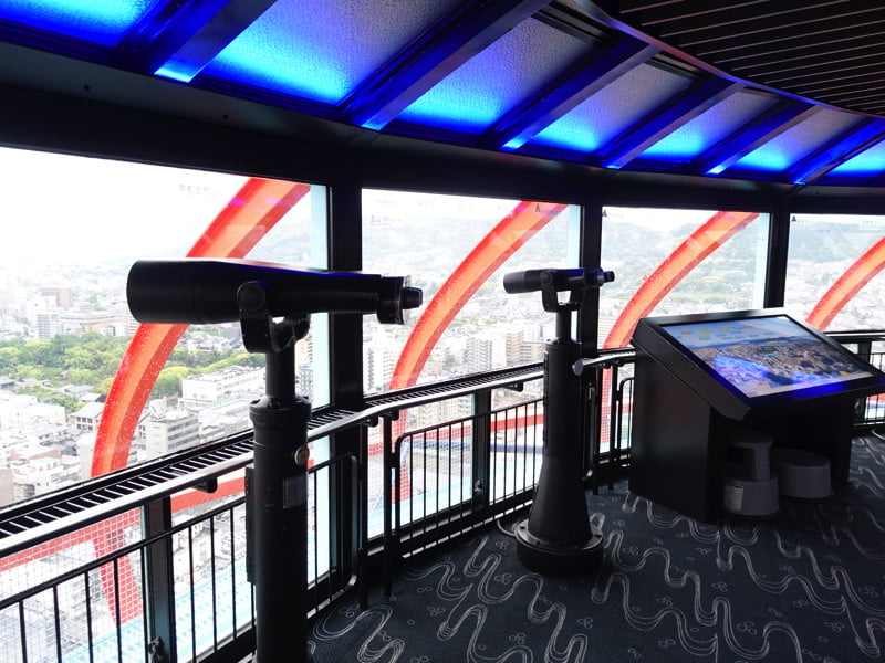 京都タワーの展望台