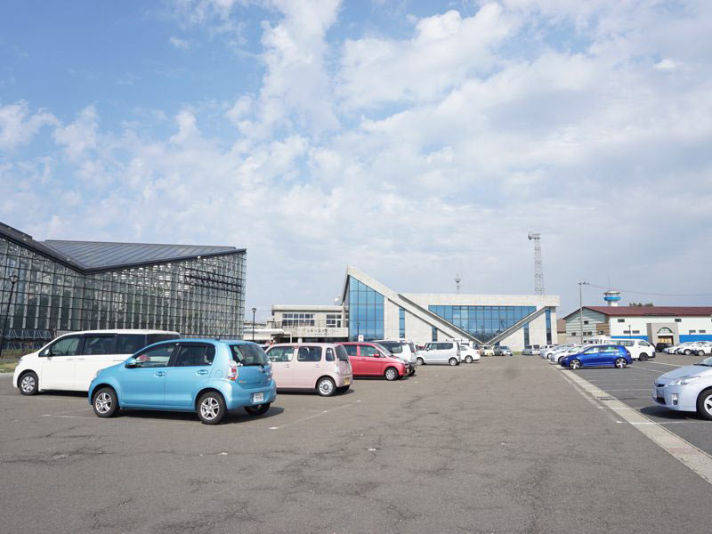 道の駅あきた港駐車場