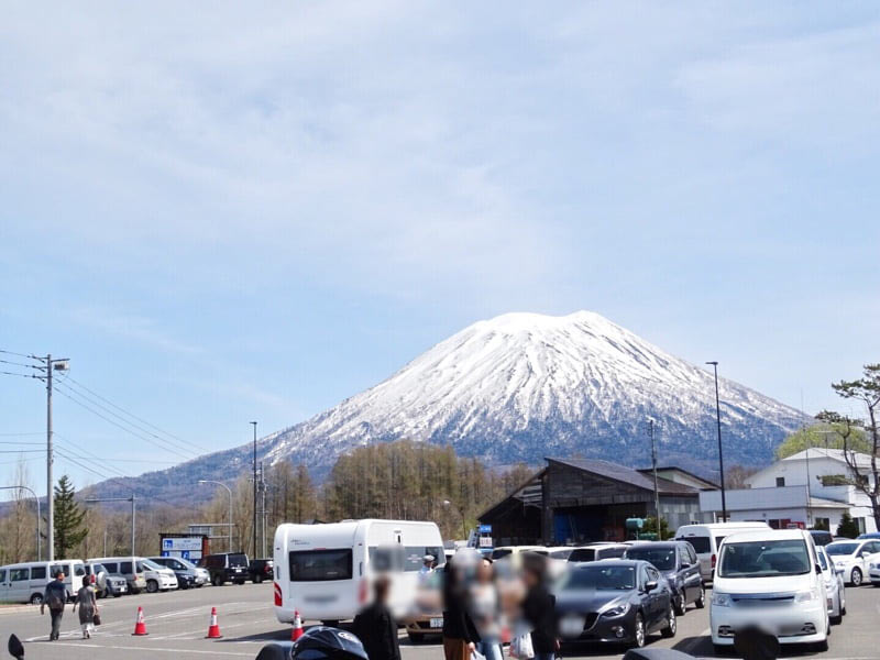 ニセコビュープラザから見える羊蹄山