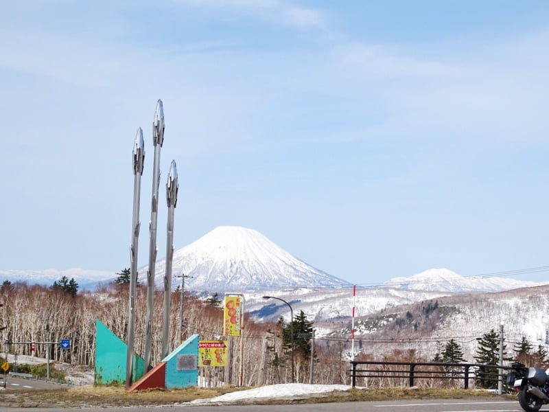 道の駅「望羊中山」と羊蹄山