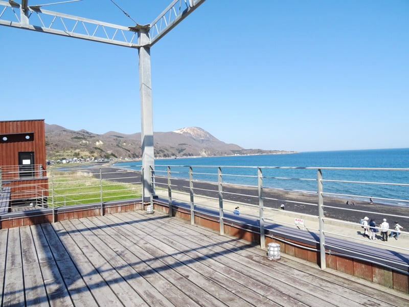 道の駅「なとわ・えさん」の展望台