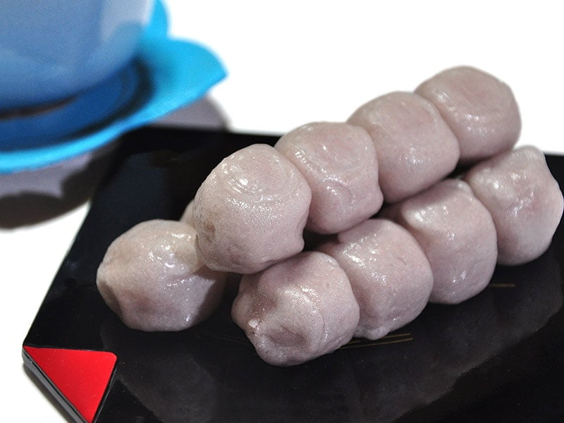 ぶどう餅　中身の写真