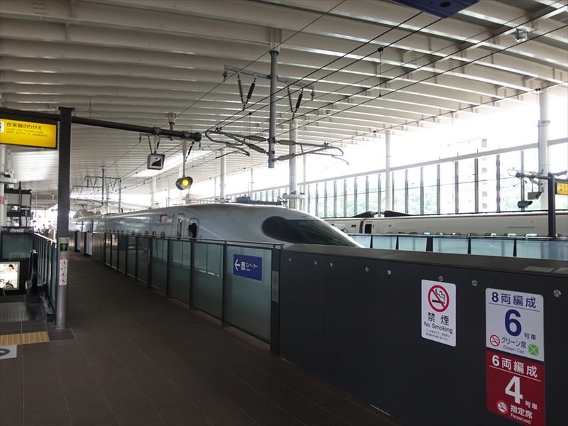 熊本駅の新幹線ホーム