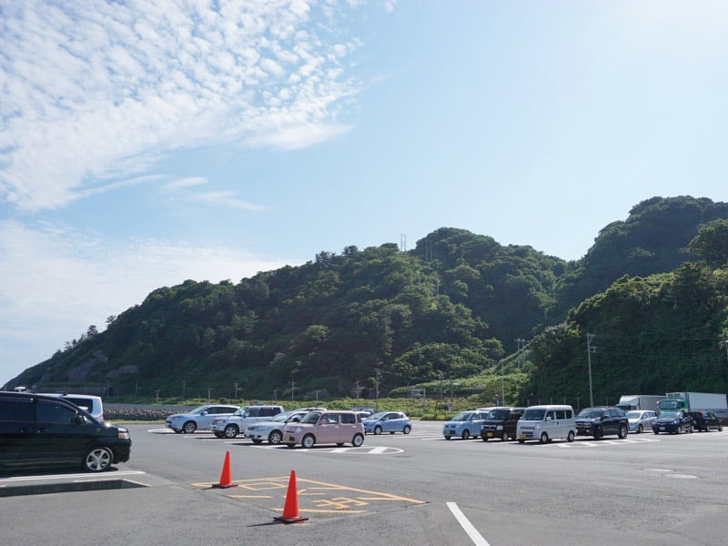 道の駅あつみ駐車場