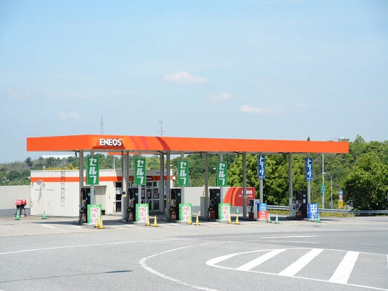 三木SA下り ガソリンスタンド