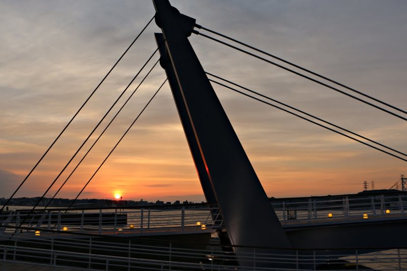 門司港レトロ夕焼け