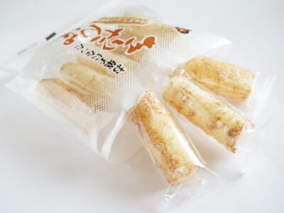 お菓子になったきりたんぽ(みそ付けたんぽ風味)