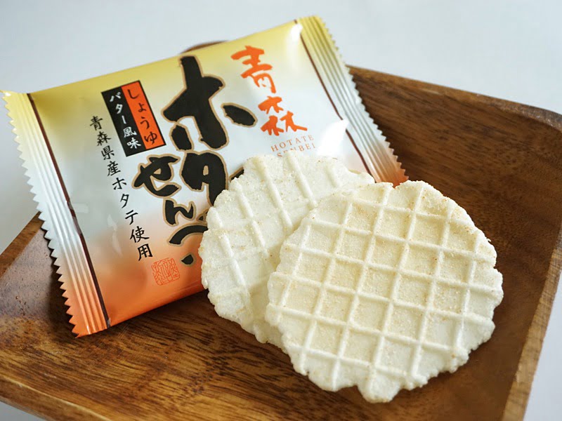 青森ホタテせんべい中身