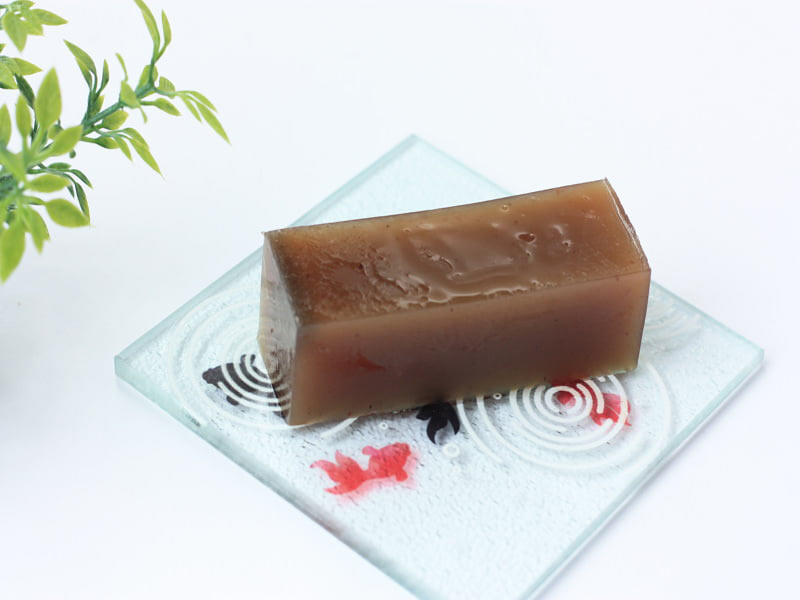 桜井甘精堂 純栗ようかん 中身の写真