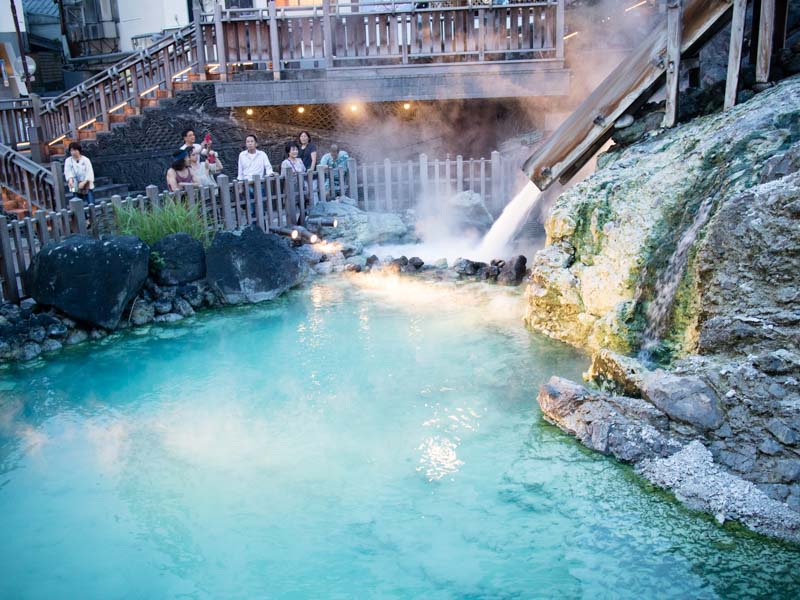 草津温泉 湯畑
