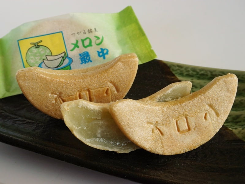 メロン最中中身