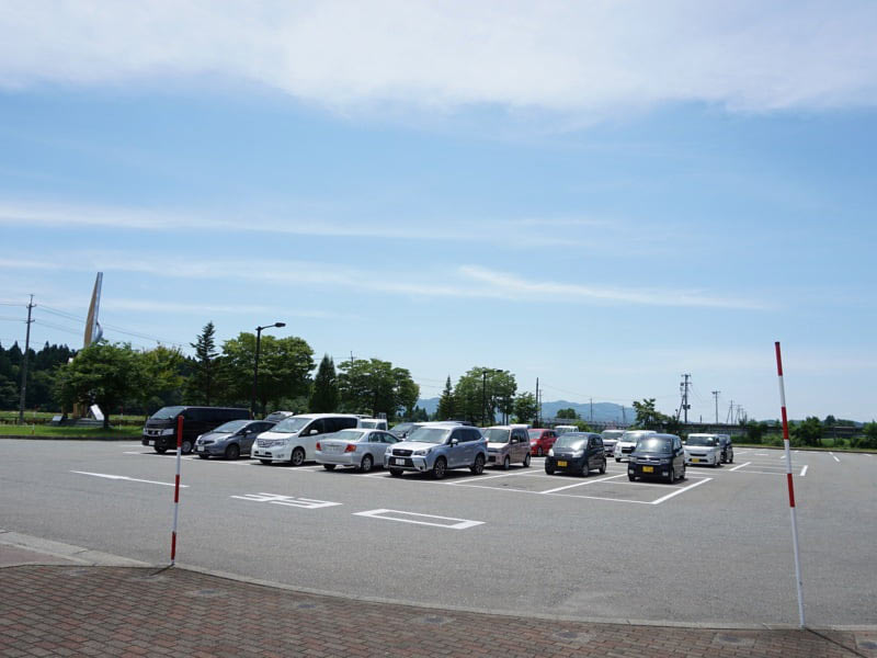 道の駅かみおか駐車場