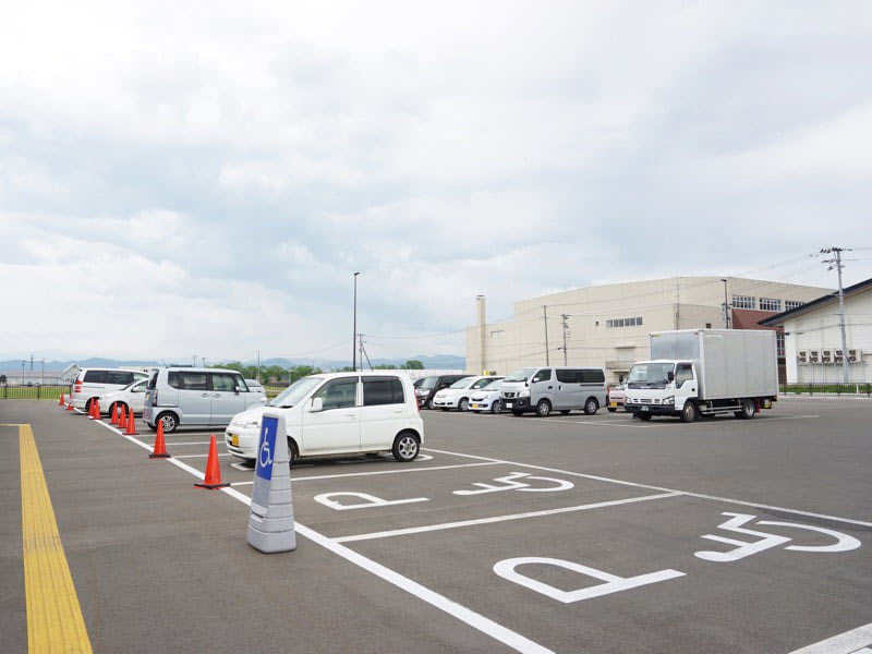 道の駅うご駐車場