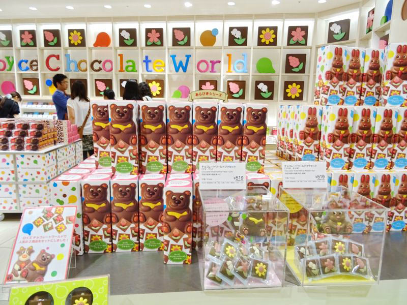 新千歳空港 ロイズチョコレートワールドのポップチョコレート