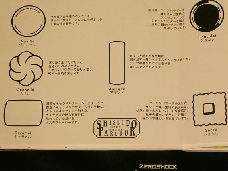 資生堂パーラービスキュイ説明