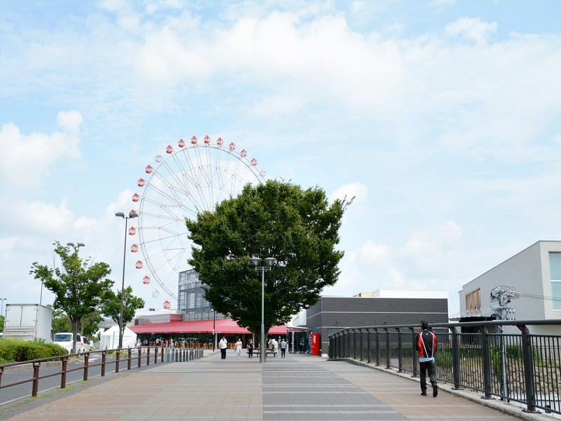 刈谷PAから刈谷ハイウェイオアシスへの道