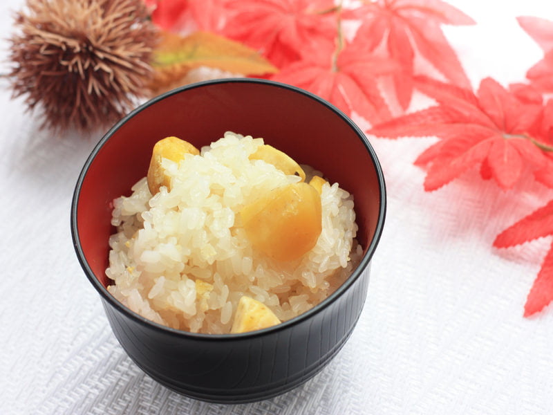 竹風堂 栗おこわ 中身の写真