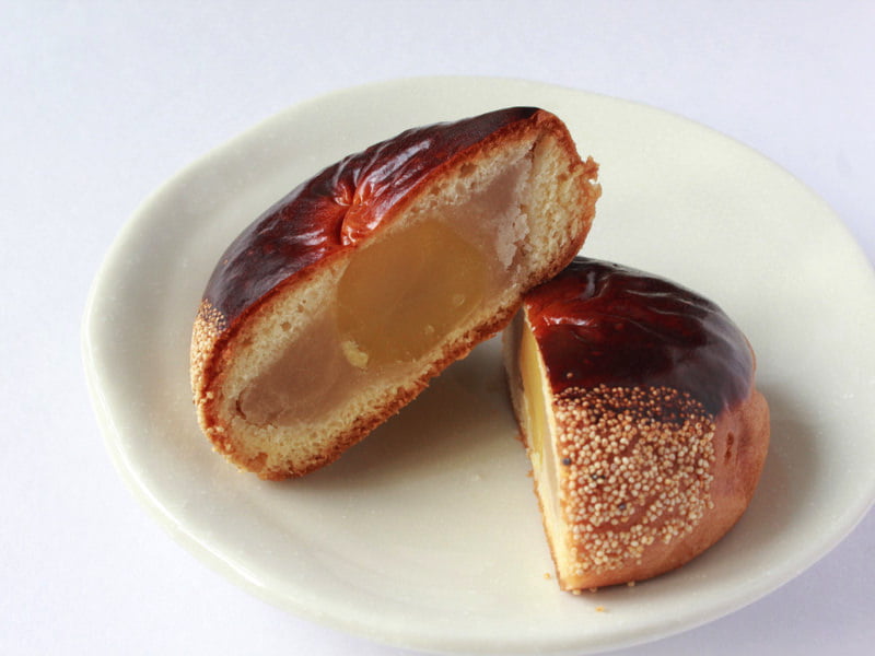 田中旭榮堂 栗饅頭 中身