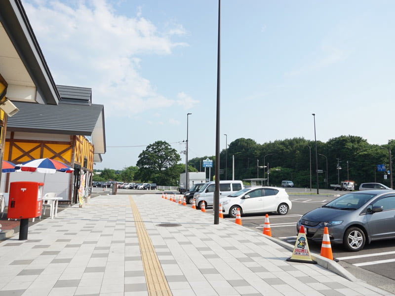 道の駅にしね駐車場