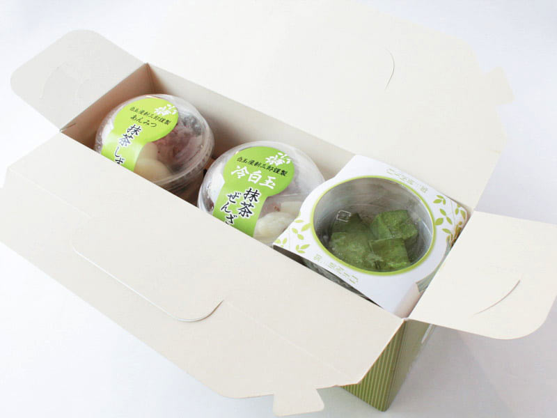 白玉抹茶　開封