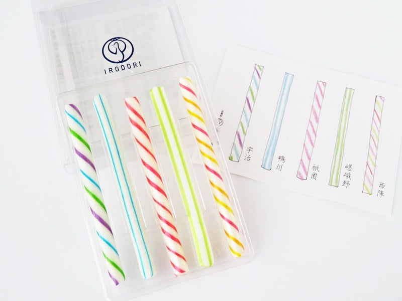 鶴屋吉信 IRODORI 有平糖 開封後の写真