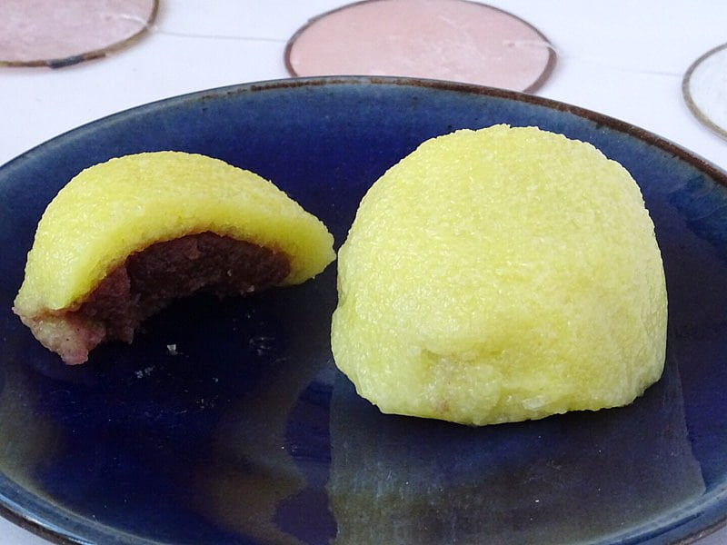 あわまんじゅうの中身(拡大)