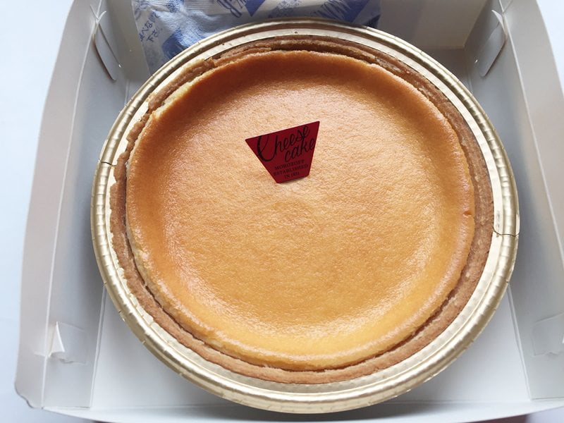 モロゾフデンマーククリームチーズケーキ開封写真