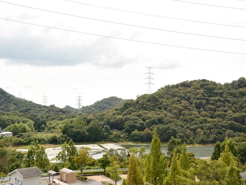 権現湖PAから見える権現ダム