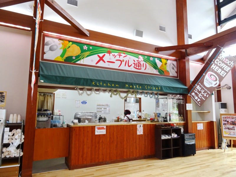 道の駅あかいがわ イートインコーナー