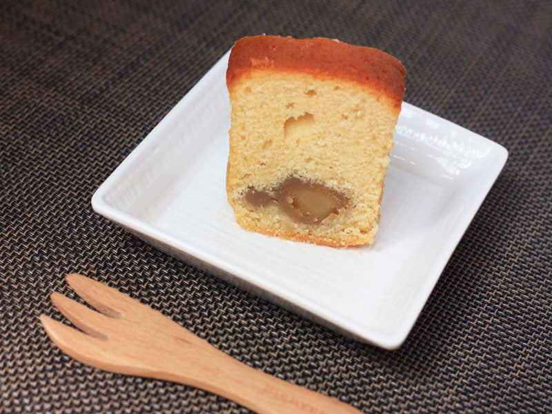 小布施堂　栗かのこケーキ　中身の写真