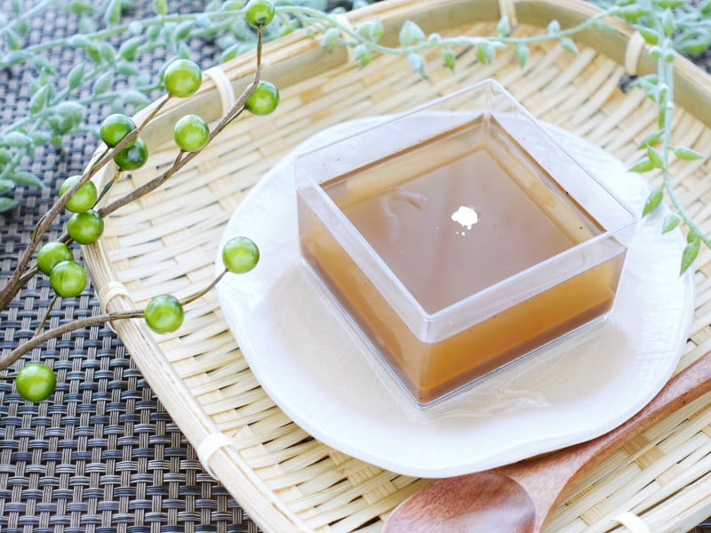 御茶ノ水ようかん(香ばしほうじ茶) 中身