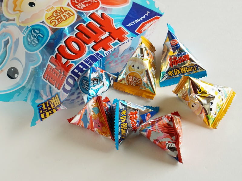 水族館限定 亀田の柿の種開封後