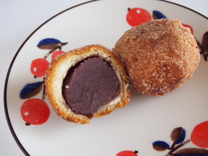 夕張名物シナモンドーナツ 中身の写真