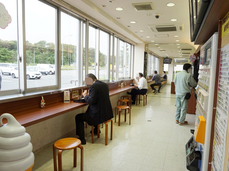 北上金ヶ崎SAスナックコーナー