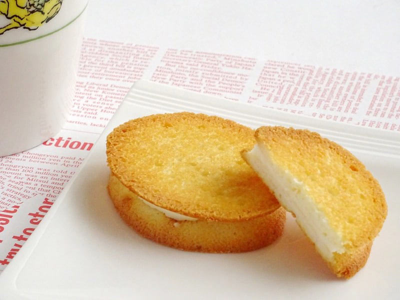 シレトコドーナツ ラングドシャの中身(拡大)