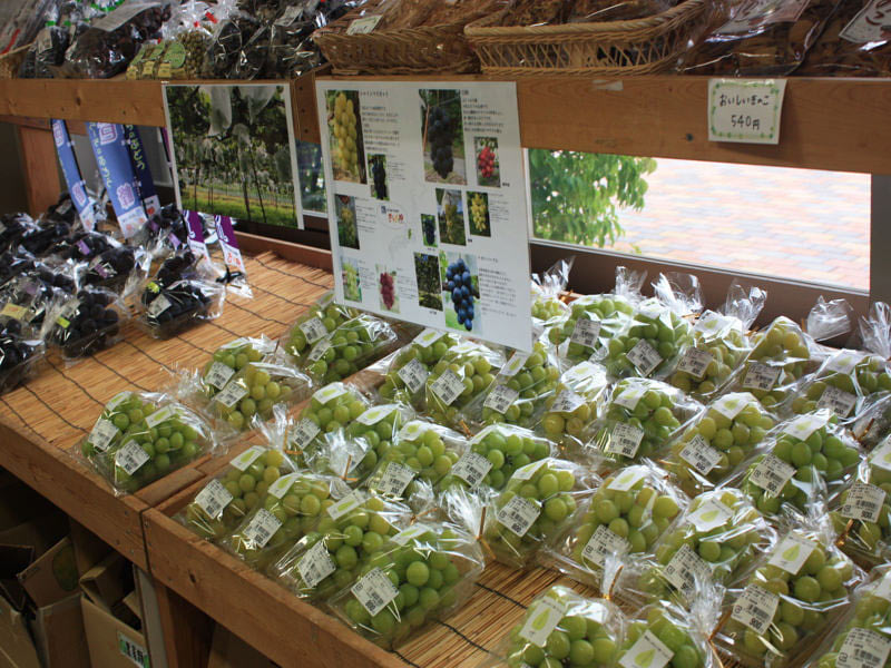 道の駅上田道と川の駅 農産物コーナー02