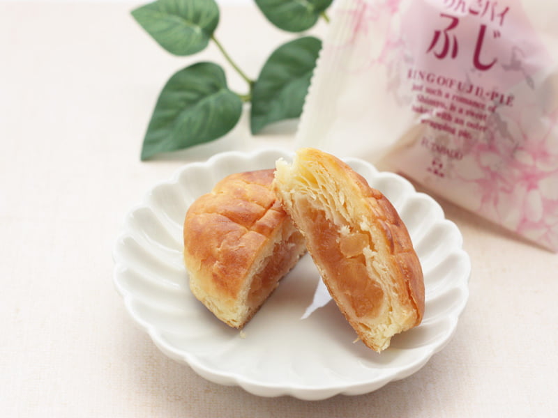 二葉堂 りんごパイふじ 中身の写真