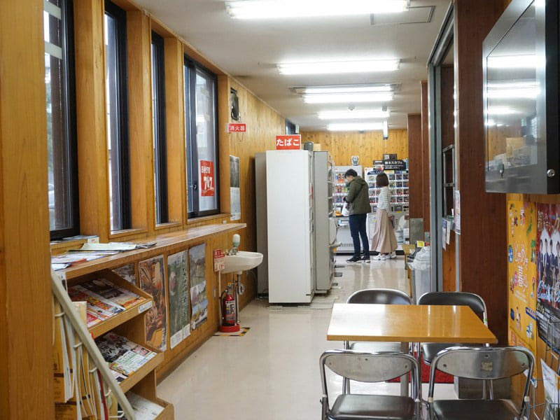道の駅林林館立ち食いコーナー