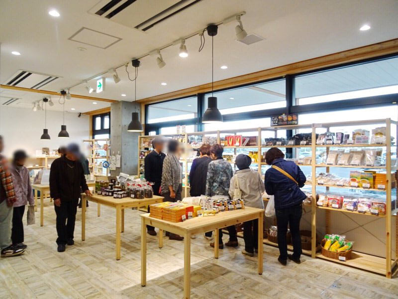 北欧の風道の駅とうべつ 特産品ショップ