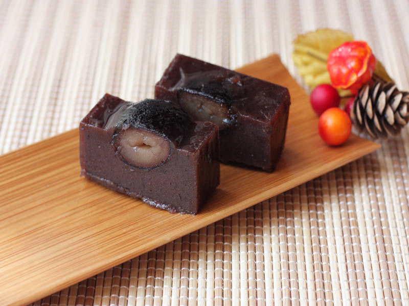 旬粋　花豆ようかん　中身の写真