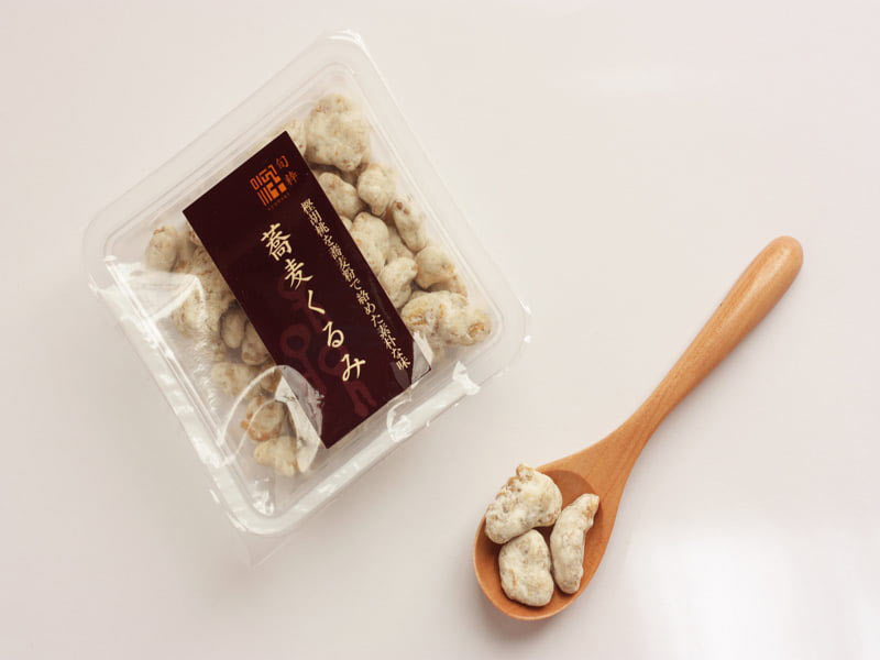 旬粋　蕎麦くるみ　開封した写真