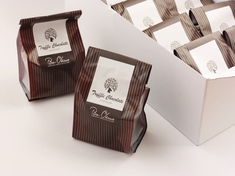 軽井沢チョコレートファクトリー　軽井沢トリュフショコラ　開封した写真