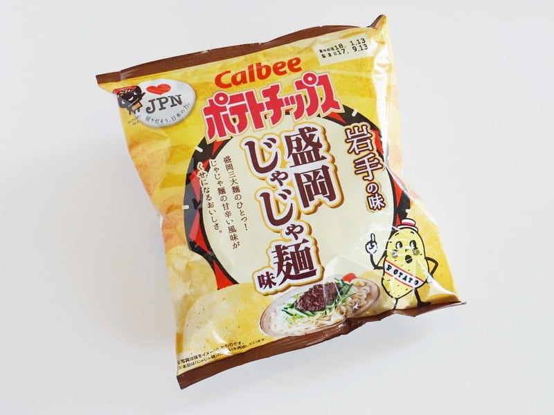 ポテトチップス 盛岡じゃじゃ麺味外装