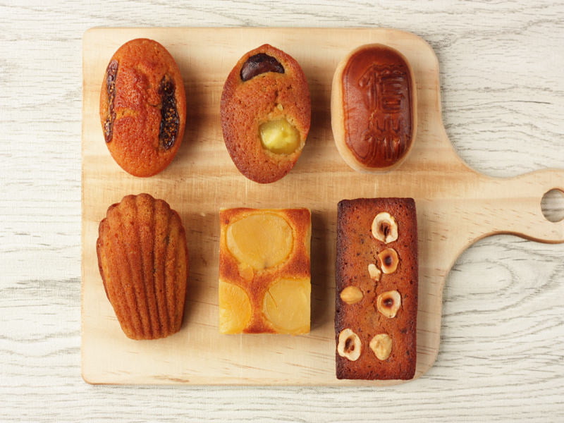 信州里の菓工房 陣屋の小判焼き菓子 中身の写真