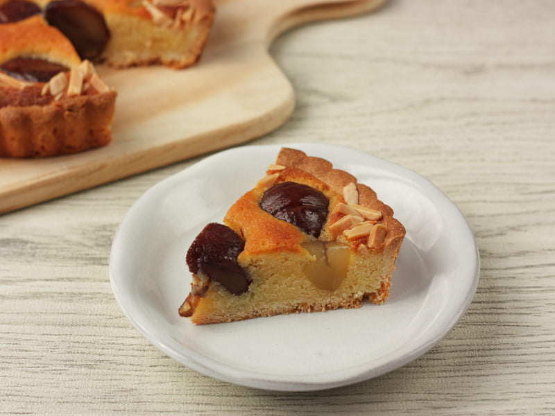 信州里の菓工房 旬菓のタルト栗 中身の写真