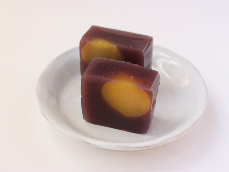 信州里の菓工房 栗羊羹 中身の写真