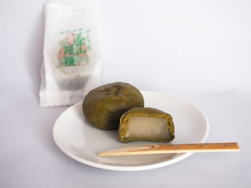 茶山饅頭総本舗 谷口屋 茶山饅頭 中身