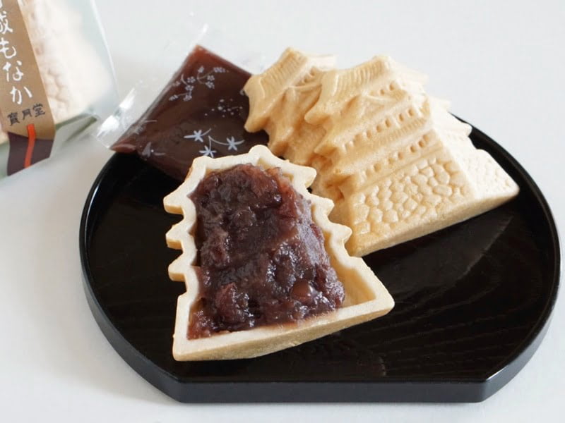 寶月堂 丸亀お城もなか中身