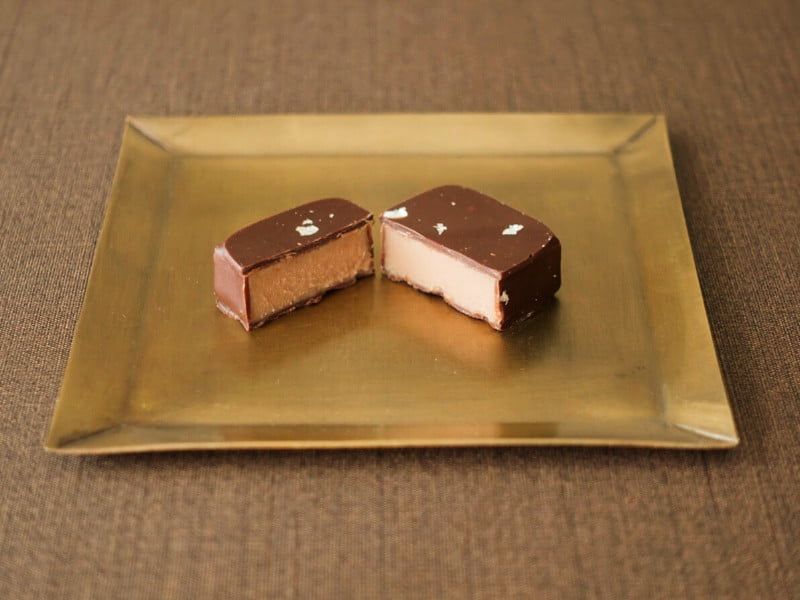 パレドオール 獺祭ショコラ ビタータイプ断面